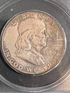 1960 US FRANKLIN HALF DOLLAR PCGS MS64