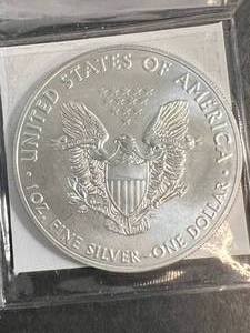 2019 AMERICAN SILVER EAGLE 1 TROY OZ .999 FINE SILVER