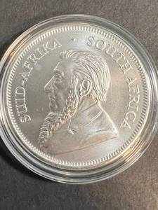 2022 SOUTH AFRICAN KRUGERRAND 1 TROY OZ .999 FINE SILVER IN AIRTITE