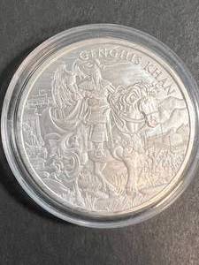 1 TROY OZ .999 FINE SILVER LEGENDARY WARRIORS ROUND IN AIRTITE