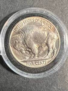1938-D US BUFFALO NICKEL MS65 IN AIRTITE