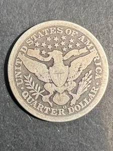 1896-O US BARBER QUARTER