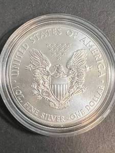 2014 AMERICAN SILVER EAGLE 1 TROY OZ .999 FINE SILVER IN AIRTITE