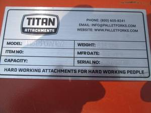 lot 1 image: Titan Attachments Stump Grinder V2, 825 lbs