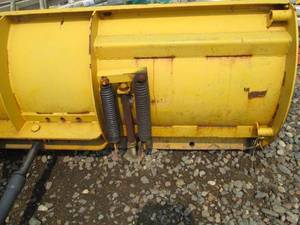 lot 2 image: Heavy-Duty Yellow Snow Plow Attachment