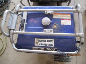 lot 6 image: Yamaha EF7200DE Industrial Series Generator
