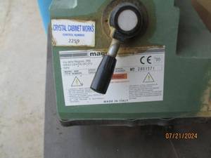 lot 10 image: Powermatic Joiner  Shaper Table with Maggi Steff 2038 Power Feeder