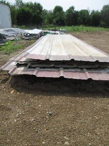 lot 17 image: Lot of Metal Roofing Sheets