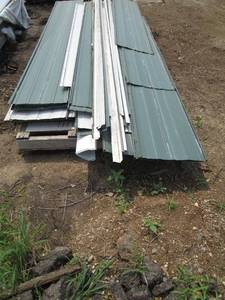 lot 19 image: Lot of Metal Roofing Sheets on Pallet