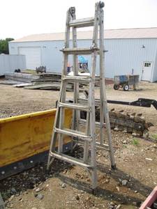 lot 39 image: Werner Telescoping Multi-Position Ladder