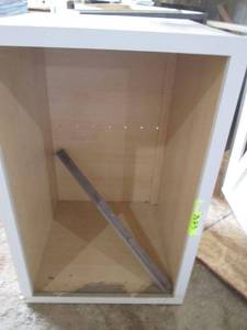 lot 55 image: Lot of Assorted White Kitchen Cabinets