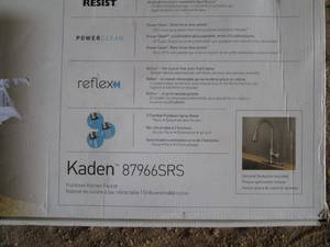lot 75 image: Moen Kaden 87966SRS Pull-Down Kitchen Faucet