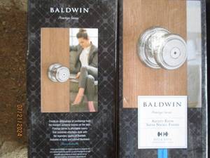 lot 87 image: Baldwin Prestige Series Alcott Knob Satin Nickel Finish - Lot of 4