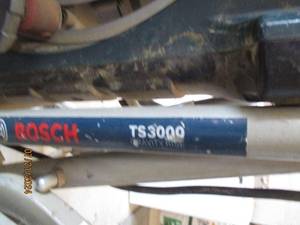 lot 108 image: Bosch TS3000 Table Saw with Gravity-Rise Stand