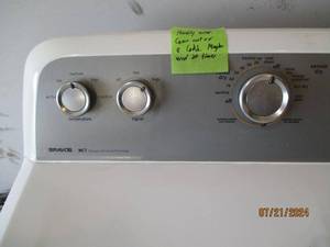 lot 120 image: Maytag Bravos MCT Electric Dryer