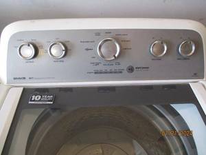 lot 121 image: Maytag Bravos MCT Top Load Washer MVWX655DW1
