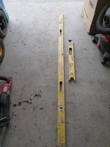 lot 157 image: Lot of 2 Yellow Levels - Stanley FatMax and Stabila