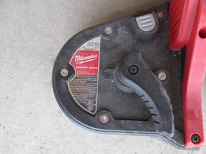 lot 167 image: Milwaukee Cordless Band Saw with Carrying Case
