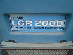 lot 185 image: DRI-EAZ LGR 2000 Low Grain Refrigerant Dehumidifier
