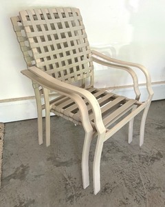 lot 110 image: Two Pretty Patio Chairs with Cushions