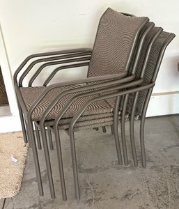 lot 117 image: Four Fabulous Patio Chairs