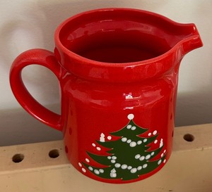 lot 128 image: Waechtersbach Christmas Tree Pitcher