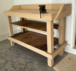 lot 144 image: Wooden Workbench