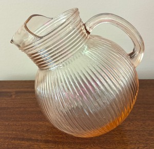 lot 187 image: Three Vintage Pitchers including a Vintage Hazel Atlas Juice Pitcher