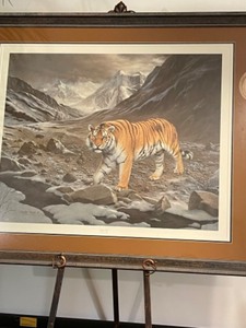 lot 4 image: Siberian Tiger Signed Fine Art Print by Charles Frac