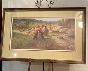 lot 25 image: Nez Perce to the Buffalo by John Clymer - Fine Art Limited Edition SN with Certificate of Authenticity