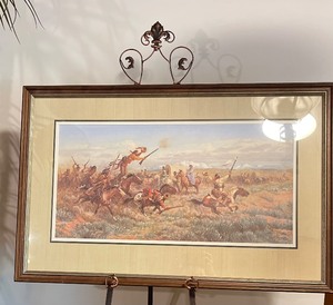 lot 26 image: Narcissa Whitman Meets the Horribles by John Clymer Limited Edition Fine Art wCertificate of Authenticity