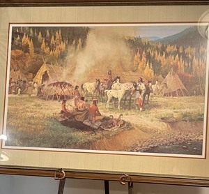 lot 27 image: Pride of the Nez Perce by John Clymer - Fine Art Limited Edition SN wCertificate of Authenticity
