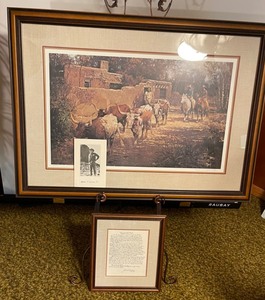 lot 35 image: Remnants of the Herd  Limited Edition Fine Art Print SN by Melvin Warren