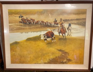 lot 36 image: Watercolor by James B. Deneen