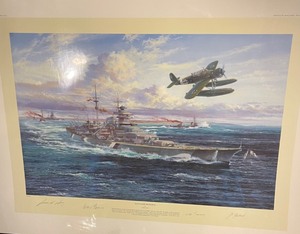 lot 38 image: Battleship Bismarck by Simon Atack Limited Edition Fine Art Print NS wCertificate of Authenticity