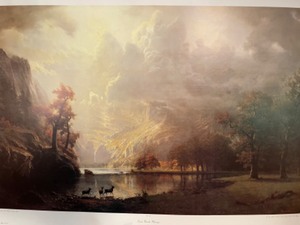 lot 40 image: Sierra Nevada Morning Fine Art Print by Albert Bierstadt