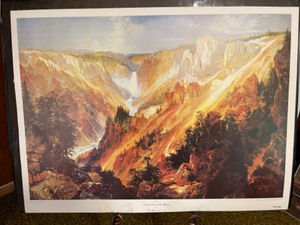 lot 41 image: Grand Canyon of Yellowstone by Thomas Moran