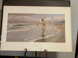 lot 42 image: From the Explorer Series, Sacajawea at the Big Water Limited Edition Fine Art Print by John Clymer SN