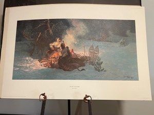 lot 44 image: Night Visitors by John Clymer