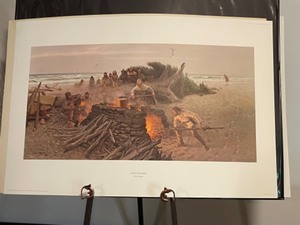 lot 49 image: From the Explorers Series, Salt Makers by John Clymer SN Limited Edition  Fine Art Print