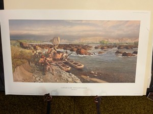 lot 50 image: Buffalow Gangue by John Clymer  Fine Art Print with a Blind Stamp