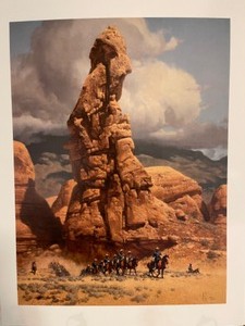 lot 55 image: Patrol at Broken Finger SN Limited Edition  Fine Art Print by Frank McCarthy