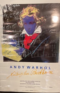 lot 110 image: Andy Warhol poster of Ludwig von Beethoven