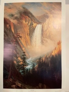 lot 65 image: Lower Yellowstone Falls Fine Art Print by Albert Bierstadt