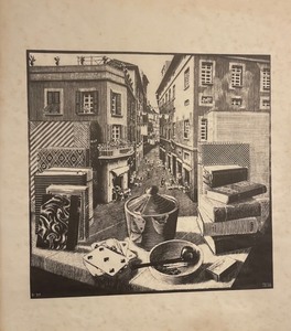 lot 70 image: Still Life & Street Maurits Cornelius (MC) Escher