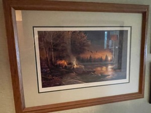 lot 78 image: Evening Solitude - Terry Redlin