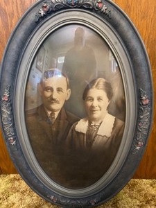 lot 82 image: Photographic portrait of couple