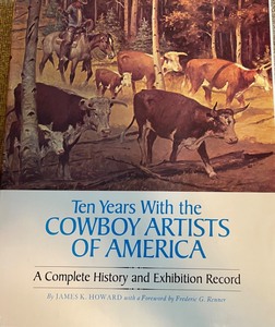 lot 91 image: Ten Years with the Cowboy Art of America by James K. Howard