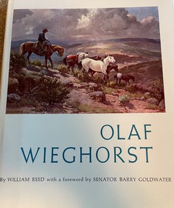 lot 92 image: Olaf Wieghorst Hardcover Book by William Reed