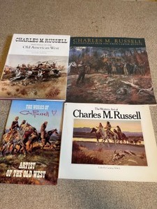 lot 93 image: Lot of 4 Books About Artist Charles M. Russell